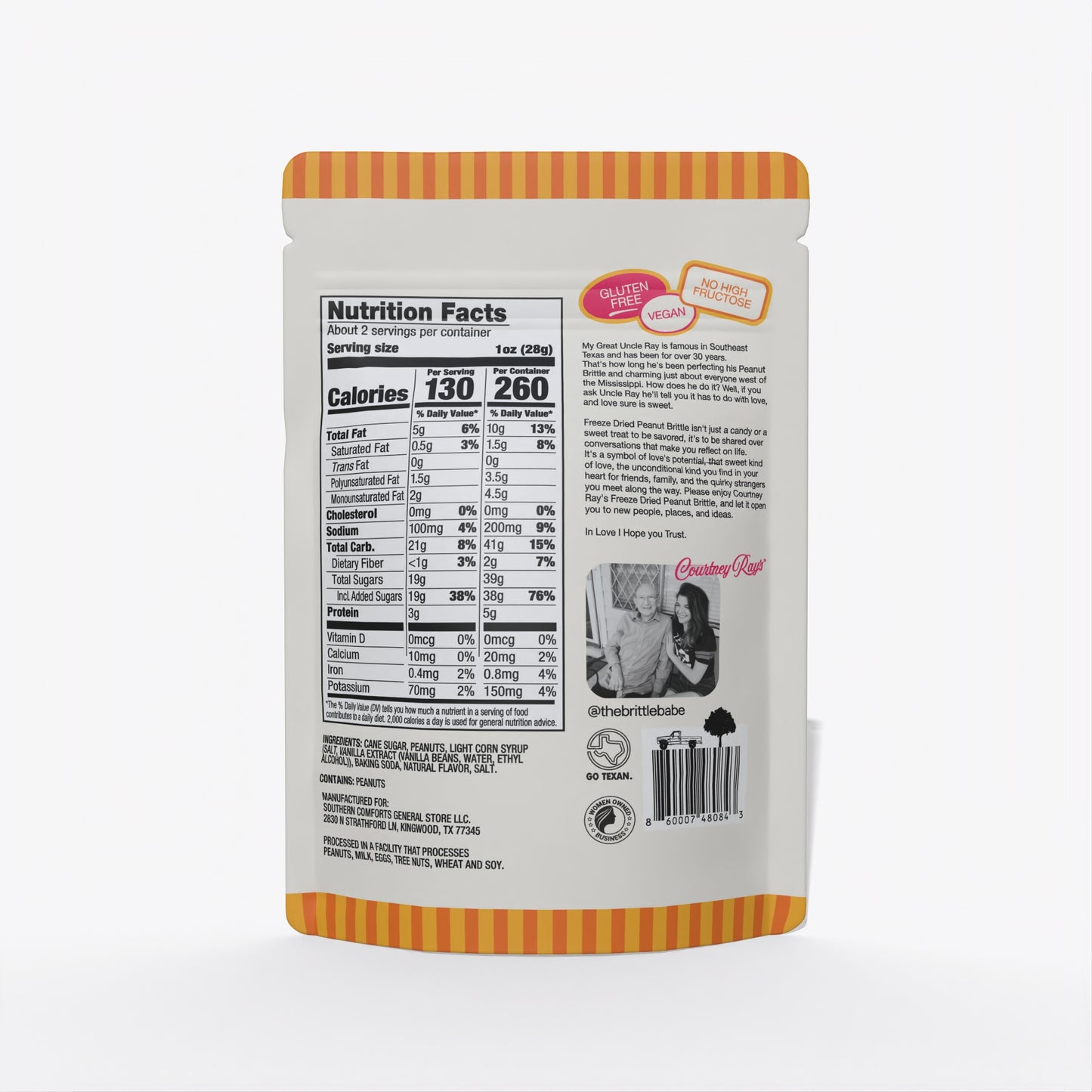 Freeze Dried Candy - Peanut Brittle