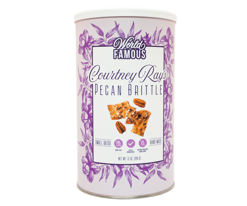 2 Pack Bundle: Courtney Ray's Pecan Brittle & Bacon Pecan Brittle