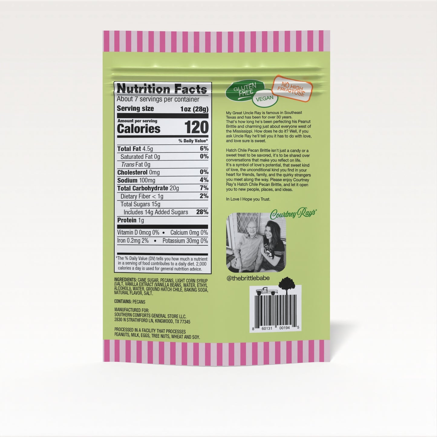 Hatch Chile Pecan Brittle – Spicy Chile Candy