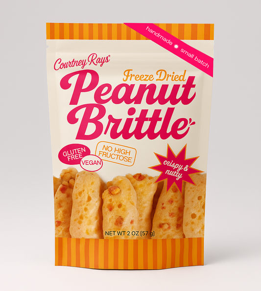 Freeze-Dried Peanut Brittle - 3.25oz Snack Size